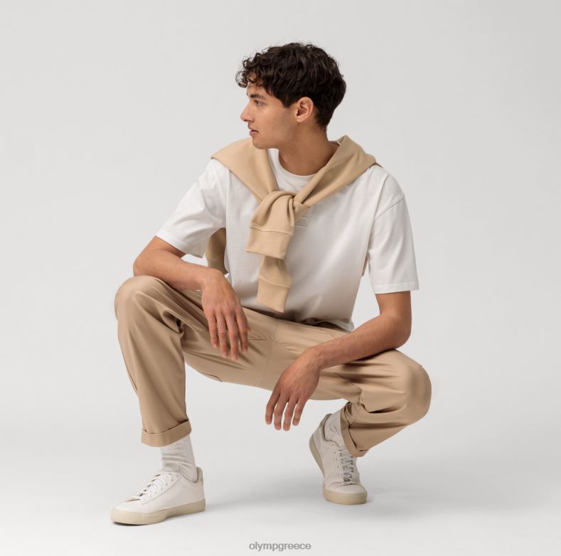 OLYMP casual t-shirt, εκρού H240R2046 είδη ένδυσης