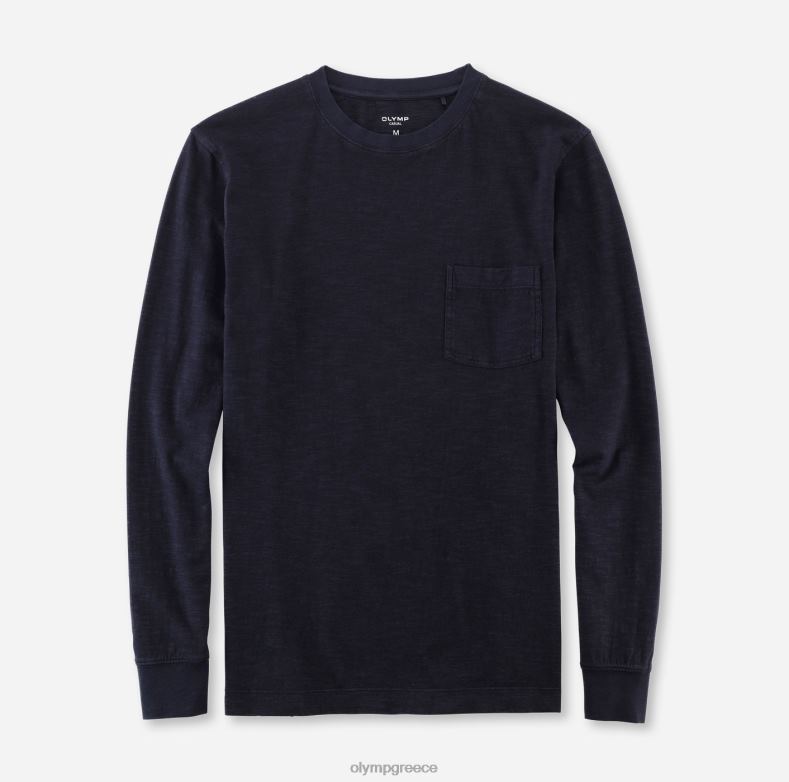 OLYMP casual μοντέρνα εφαρμογή, t-shirt, marine H240R2010 είδη ένδυσης