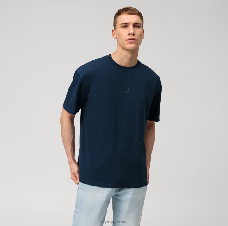 OLYMP casual t-shirt, marine H240R2041 είδη ένδυσης
