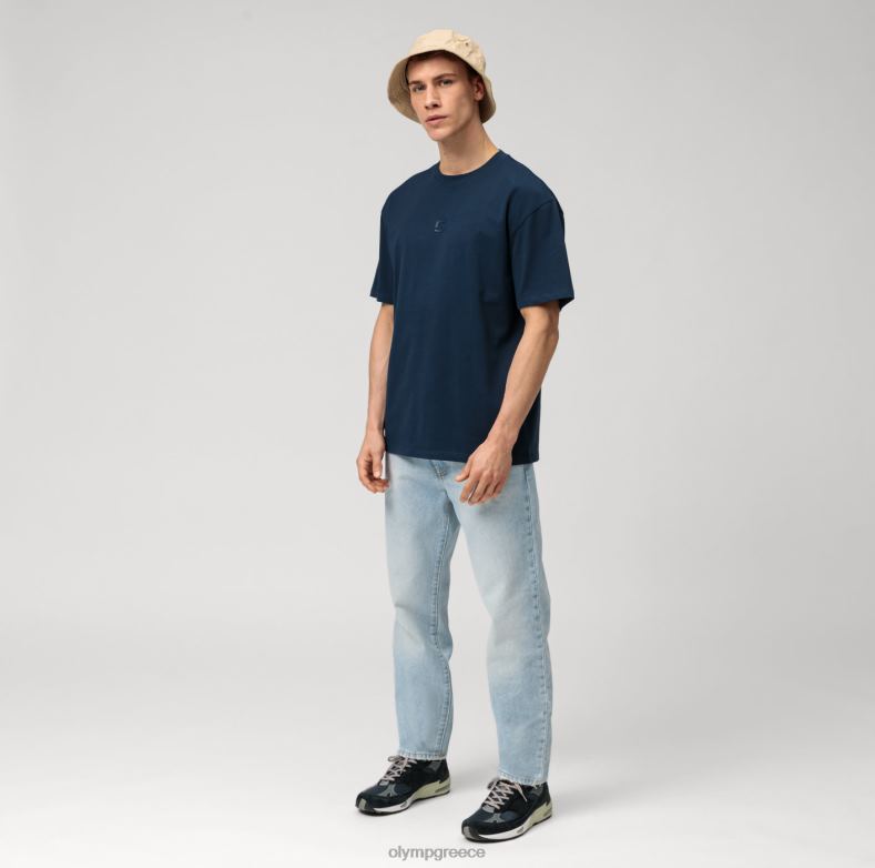 OLYMP casual t-shirt, marine H240R2041 είδη ένδυσης