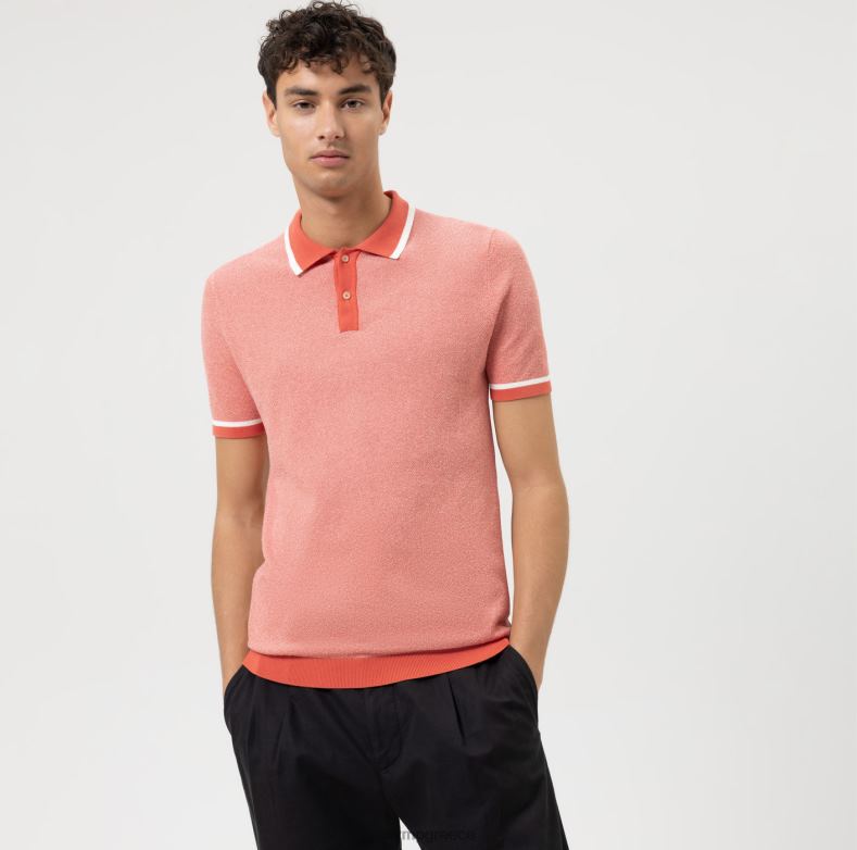 OLYMP Επίπεδο πέντε πλεκτά, πόλο, κόκκινο H240R2103 είδη ένδυσης