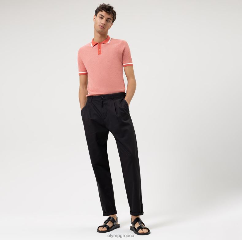 OLYMP Επίπεδο πέντε πλεκτά, πόλο, κόκκινο H240R2103 είδη ένδυσης