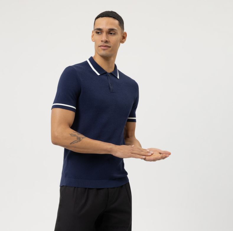 OLYMP επίπεδο πέντε πλεκτά, πόλο, θαλάσσια H240R2155 είδη ένδυσης