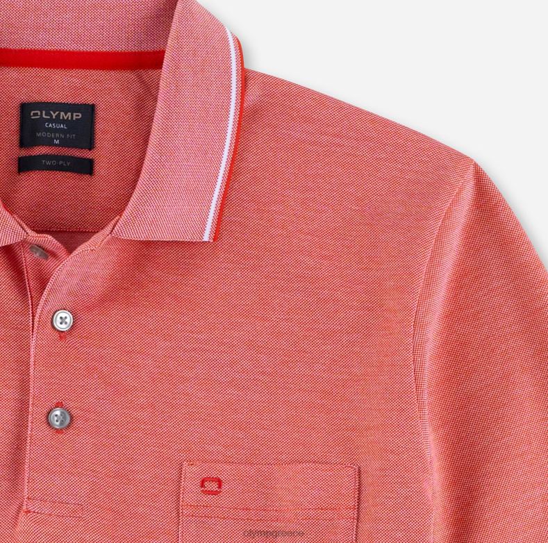 OLYMP casual μοντέρνα εφαρμογή, πόλο, σκουριά H240R2085 είδη ένδυσης