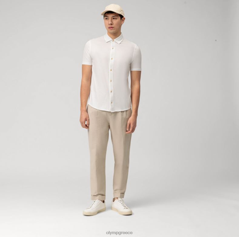 OLYMP επίπεδο πέντε casual body fit, πόλο, λευκό H240R2094 είδη ένδυσης