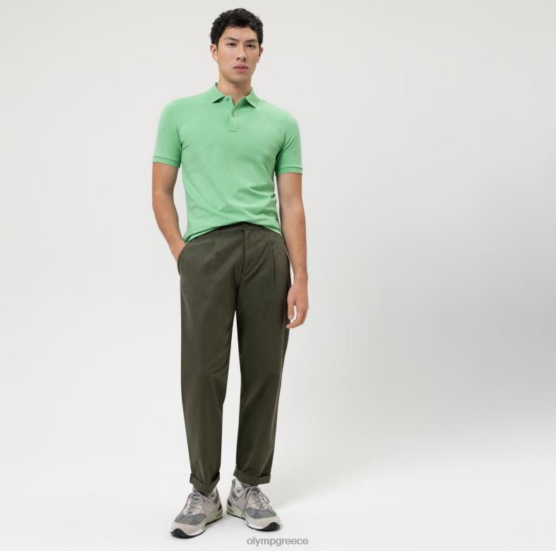OLYMP Επίπεδο πέντε casual body fit, πόλο, κρυστάλλινο πράσινο H240R2096 είδη ένδυσης