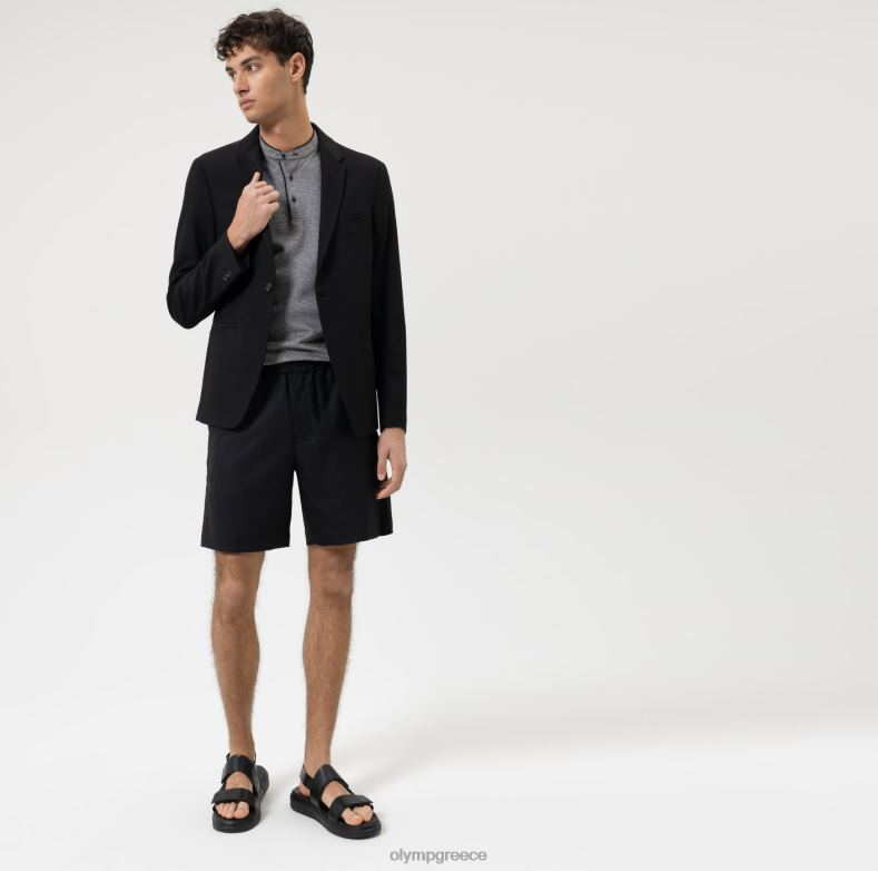 OLYMP επίπεδο πέντε casual body fit, πόλο, μαύρο H240R2100 είδη ένδυσης