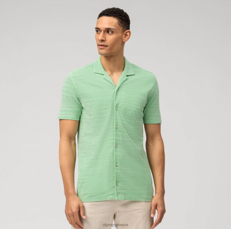 OLYMP Επίπεδο πέντε casual body fit, πόλο, κρυστάλλινο πράσινο H240R2110 είδη ένδυσης