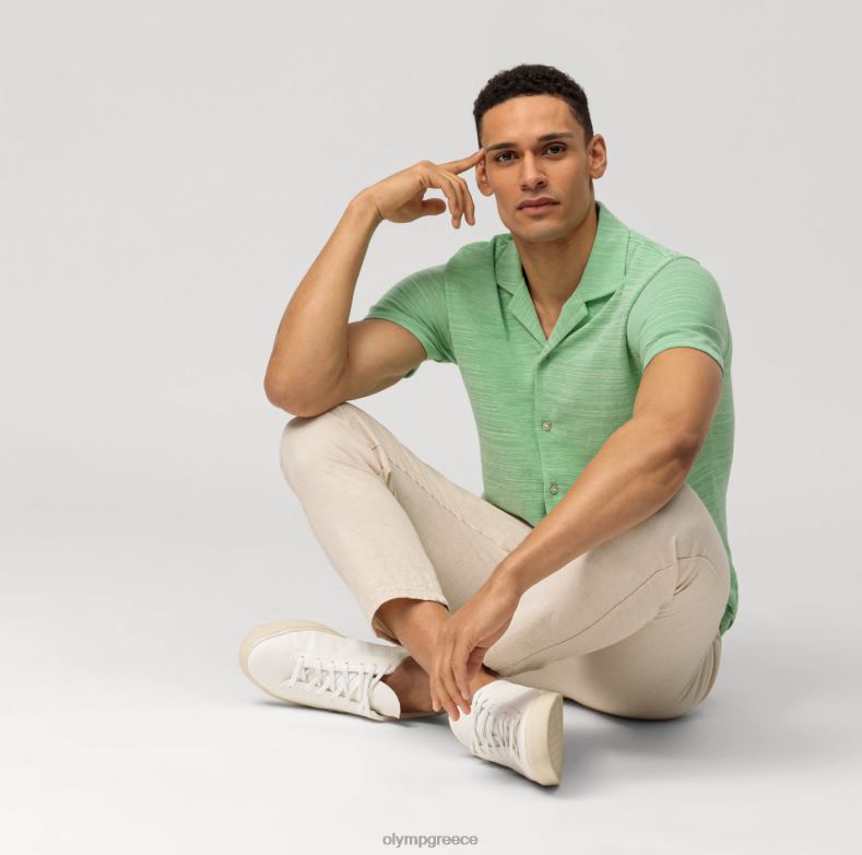 OLYMP Επίπεδο πέντε casual body fit, πόλο, κρυστάλλινο πράσινο H240R2110 είδη ένδυσης