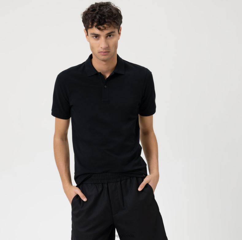 OLYMP επίπεδο πέντε casual body fit, πόλο, μαύρο H240R2164 είδη ένδυσης