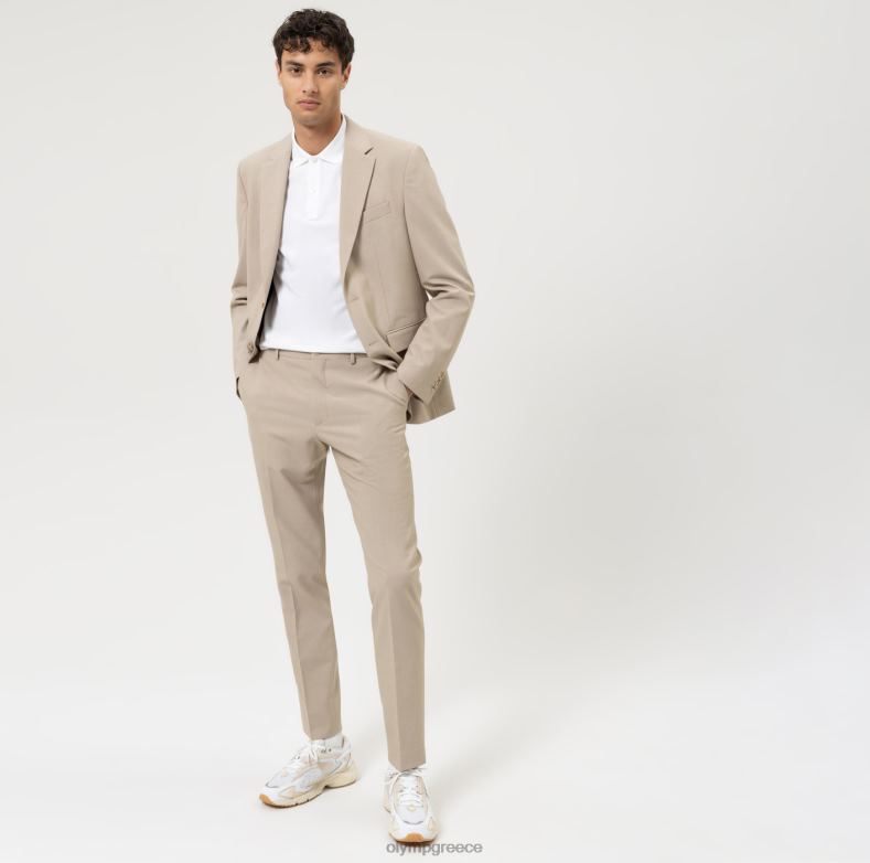 OLYMP επίπεδο πέντε casual body fit, πόλο, λευκό H240R2166 είδη ένδυσης