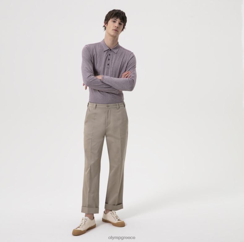 OLYMP επίπεδο πέντε casual body fit, πόλο, δαμάσκηνο H240R2182 είδη ένδυσης