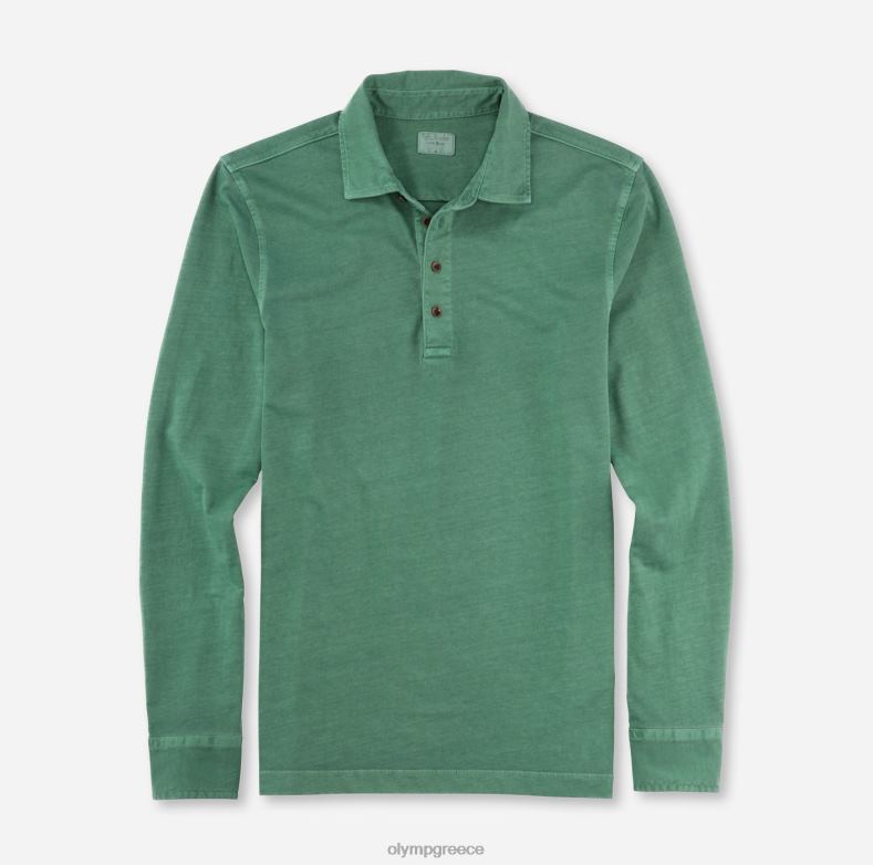 OLYMP Επίπεδο πέντε casual fit body, πόλο, πράσινο H240R2111 είδη ένδυσης