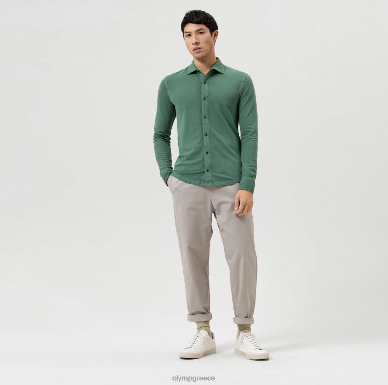 OLYMP Επίπεδο πέντε casual fit body, πόλο, πράσινο H240R2114 είδη ένδυσης