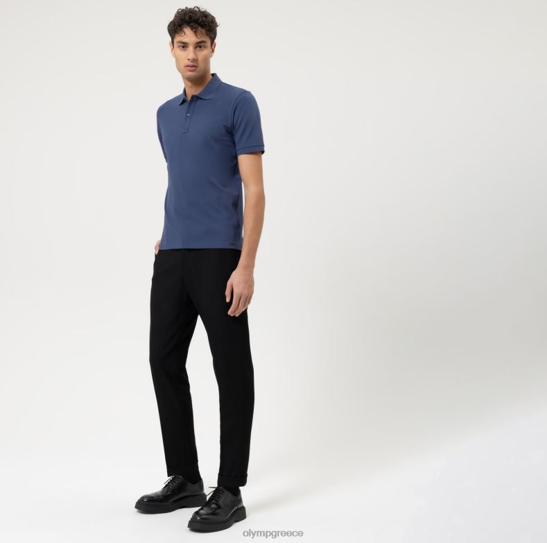 OLYMP Επίπεδο πέντε casual fit body, πόλο, λουλακί H240R2158 είδη ένδυσης