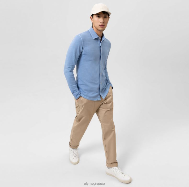 OLYMP Επίπεδο πέντε casual fit body, πόλο, μπλέ H240R2176 είδη ένδυσης
