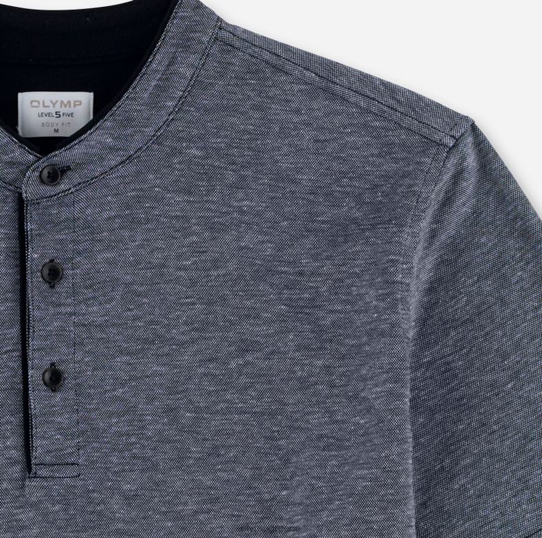 OLYMP Επίπεδο πέντε casual fit body, πόλο, marine H240R2125 είδη ένδυσης