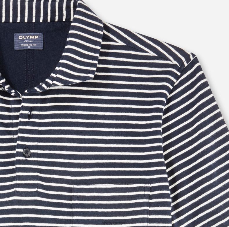 OLYMP casual modern fit, polo, marine H240R2072 είδη ένδυσης