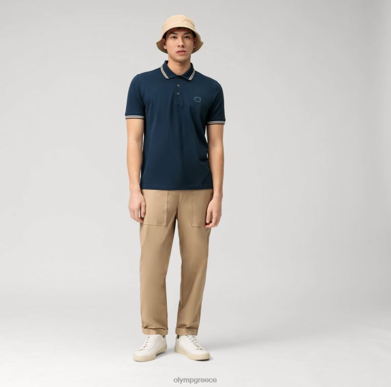 OLYMP casual modern fit, polo, marine H240R2143 είδη ένδυσης