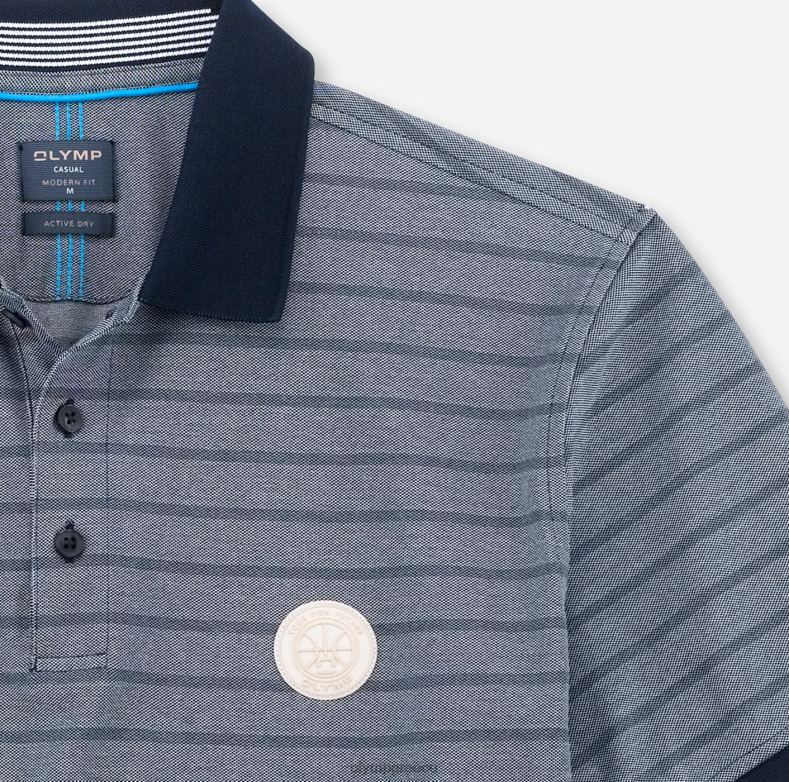 OLYMP casual modern fit, polo, marine H240R2162 είδη ένδυσης