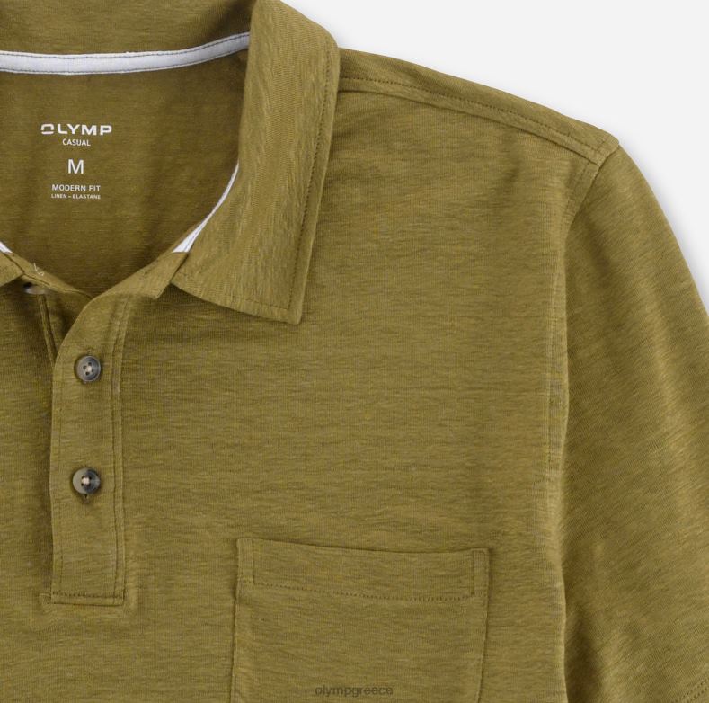 OLYMP casual modern fit, polo, nougat H240R2108 είδη ένδυσης