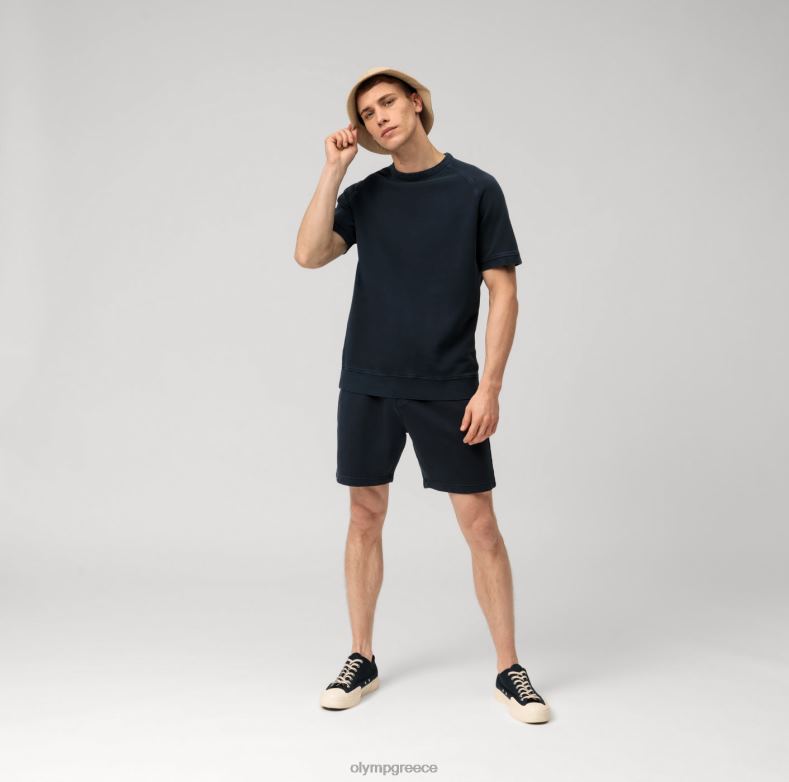 OLYMP σορτς φούτερ, θαλασσινό H240R2196 είδη ένδυσης