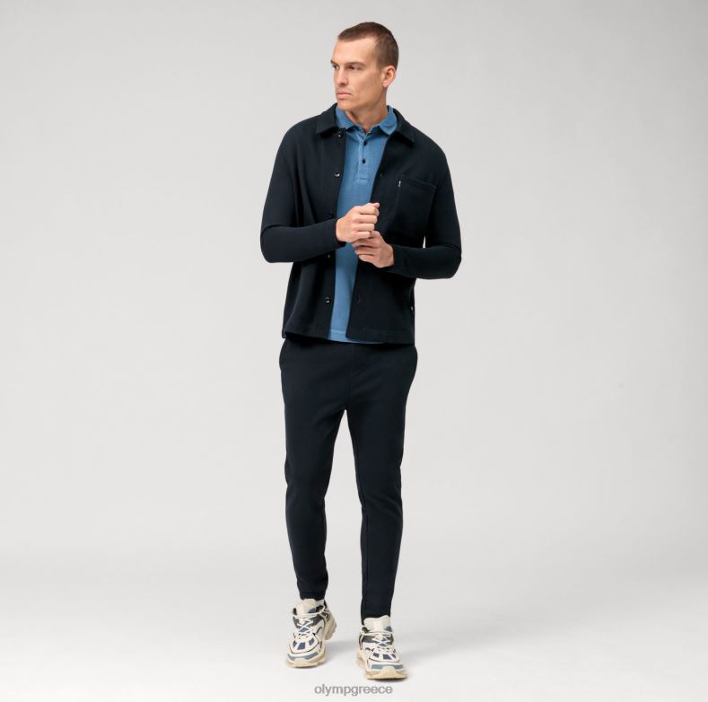 OLYMP casual jersey παντελόνι, marine H240R2193 είδη ένδυσης