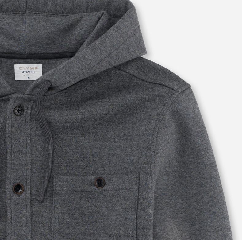 OLYMP μπλουζάκι επιπέδου πέντε ιδρώτα, ανθρακί H240R1984 είδη ένδυσης