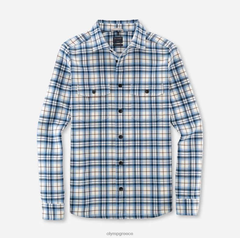OLYMP casual overshirt, casual πουκάμισο, kent, bleu H240R1970 είδη ένδυσης