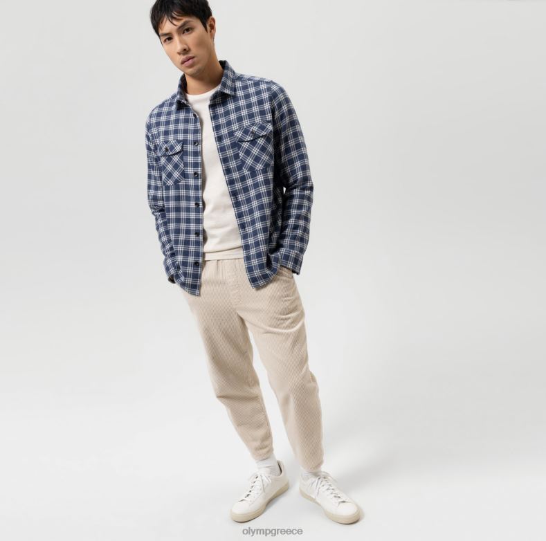 OLYMP casual overshirt, casual πουκάμισο, kent, marine H240R1955 είδη ένδυσης