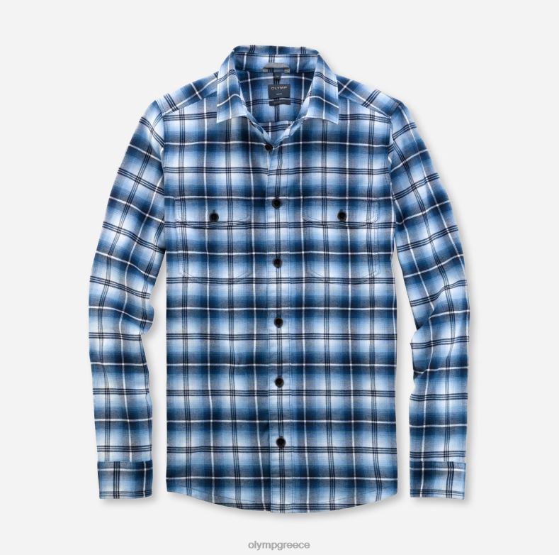 OLYMP casual overshirt, casual πουκάμισο, kent, marine H240R1975 είδη ένδυσης