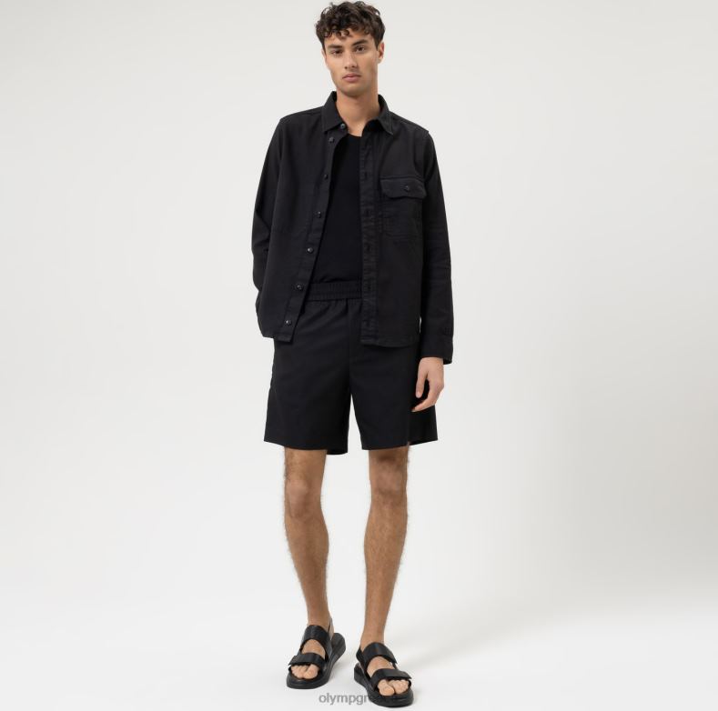 OLYMP Επίπεδο πέντε smart casual παντελόνι, casual πουκάμισο, μαύρο H240R1958 είδη ένδυσης