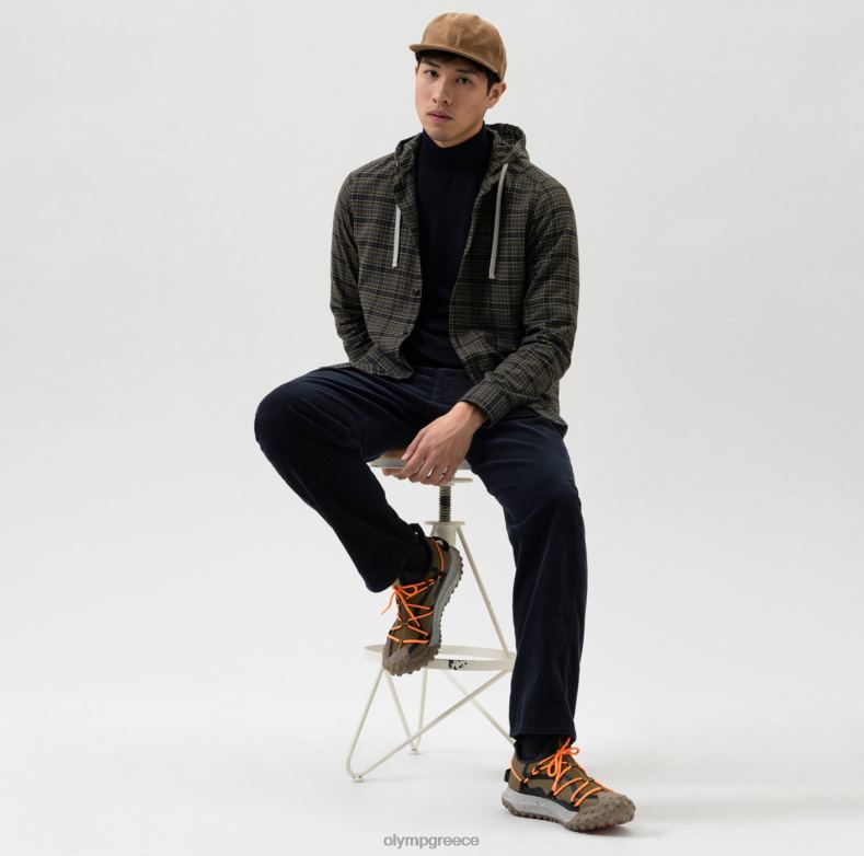 OLYMP επίπεδο πέντε smart casual παντελόνι, casual πουκάμισο, κουκούλα, ελιά H240R1979 είδη ένδυσης