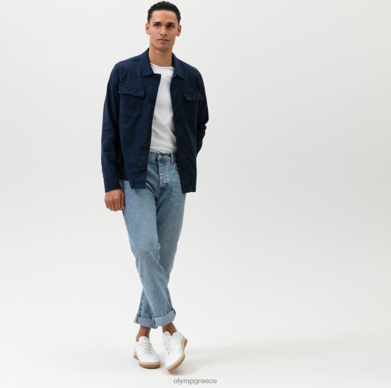 OLYMP επίπεδο πέντε smart casual παντελόνι, casual πουκάμισο, marine H240R1980 είδη ένδυσης