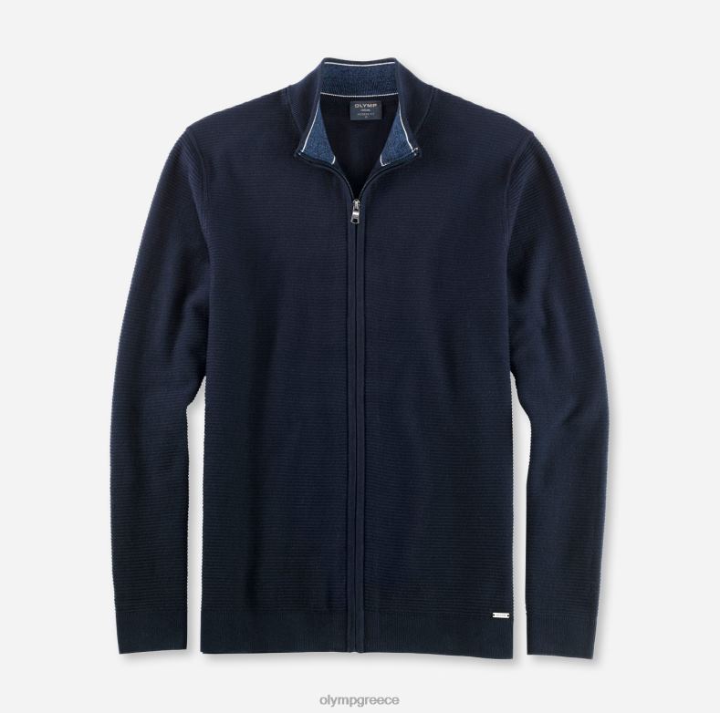 OLYMP πλεκτά μοντέρνα εφαρμογή, ζακέτα, marine H240R1945 είδη ένδυσης