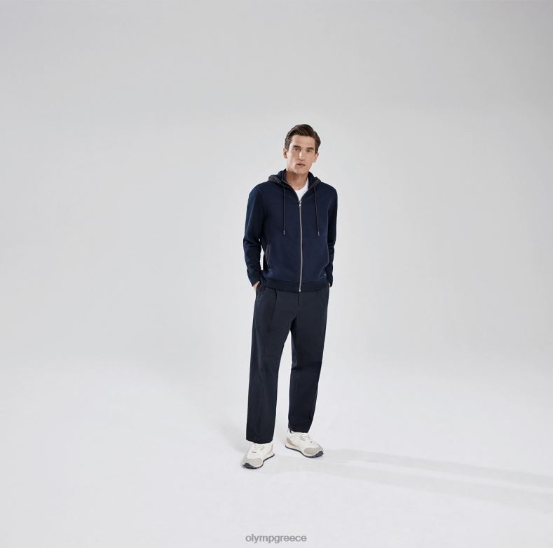 OLYMP sweat modern fit, sweat jacket, marine H240R1947 είδη ένδυσης