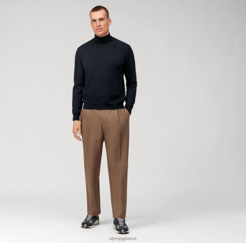 OLYMP casual πλεκτό ζιβάγκο, θαλασσινό H240R1885 είδη ένδυσης